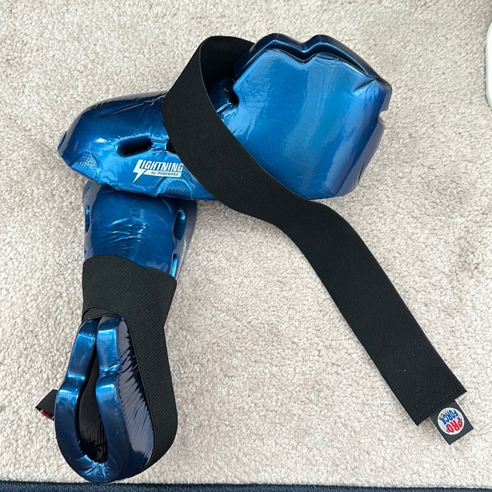 Blue 5/6 Lightning by Proforce Taekwando foot gear
